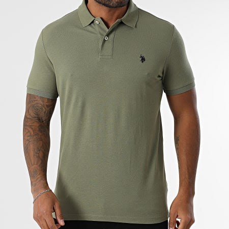 Polo liso king verde kaki Us Polo Assn Polo liso king verde kaki Us Polo Assn